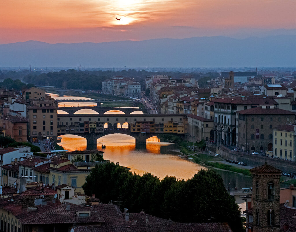 Ponte Vecchio sunset